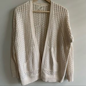 Crochet Button Up Cardigan